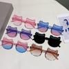25 Irregular Sweet Bow Cat Frameless Sunglasses Princess Style Fashion Children's Fun Baby Sunglasses