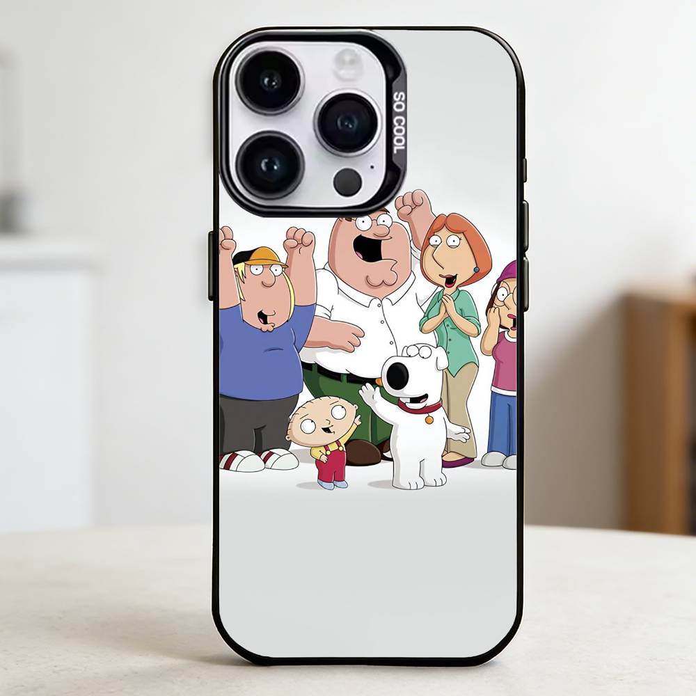 Family Guy  Phone Case for Color Silver Shell For IPhone 17 16 15 14 13 12 11 Pro Max Plus