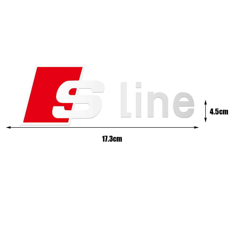 2PCS Waterproof Car Stickers Vinyl Styling Art Creative Auto Decal Center Cover For  Nlux7 Quattro Sline RS A5 S6 C7 B5 Q6 B7 B8 R