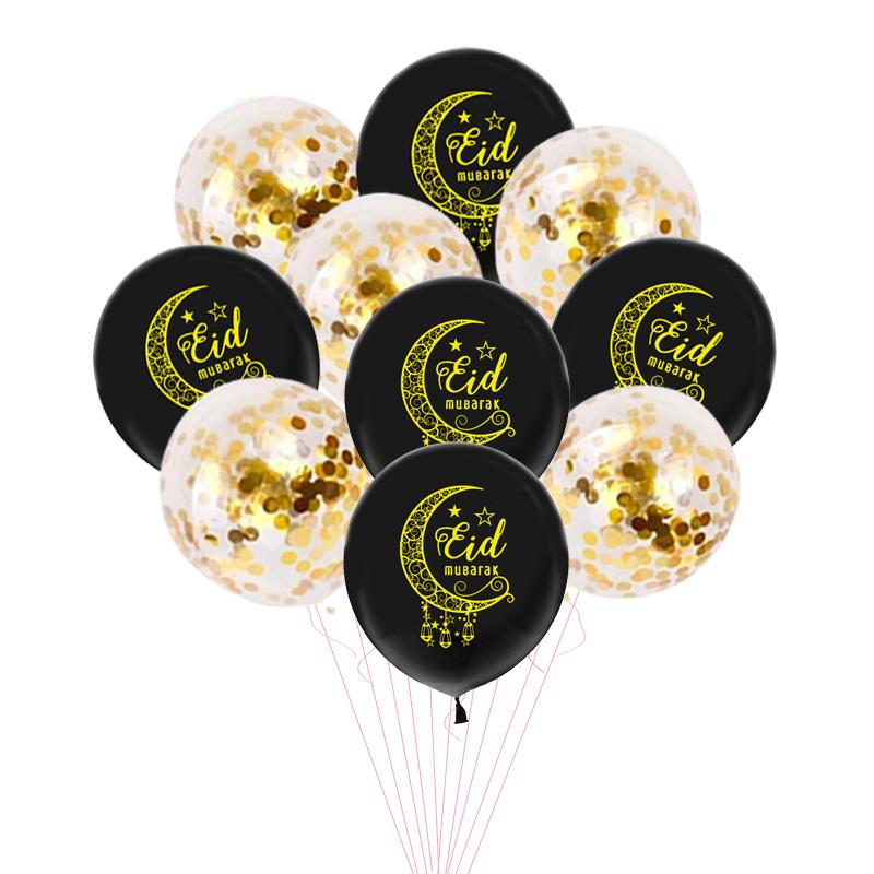 Islam Al Adha Eid Mubarak Banner Bunting Balloons 2024  Kareem Ramadan Decoration For Home Islam Muslim Event Party Supplies