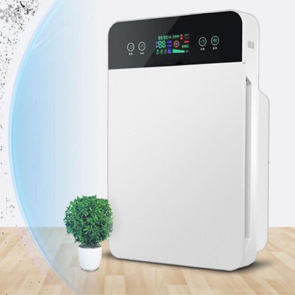 Negative Ion Air Purifier Quiet Anion Air Cleaner with Touch Screen Sleeping Mode for Hair Dust Pollen Removal