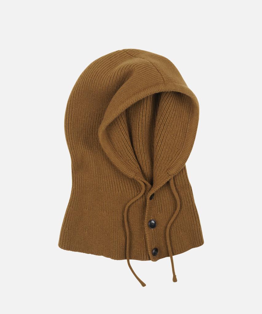 FRIZMWORKS Merino Wool Knit Balaclava _ Caramel