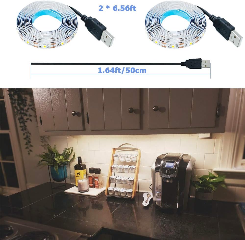 BMW Strisce LED USB DC 5V 2835 Bianco Caldo Striscia LED Luce TV Sfondo Illuminazione Nastro Lampada Decorazione Casa 1-5m Luce a Stringa LED
