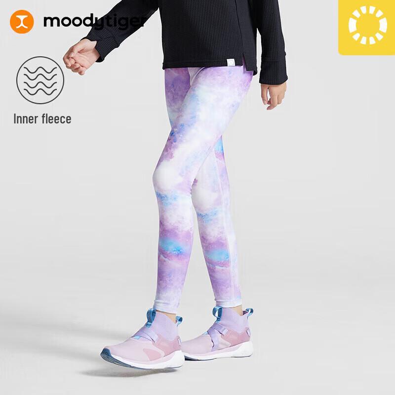 Moodytiger Girls' Fleece-Lined Winter Leggings