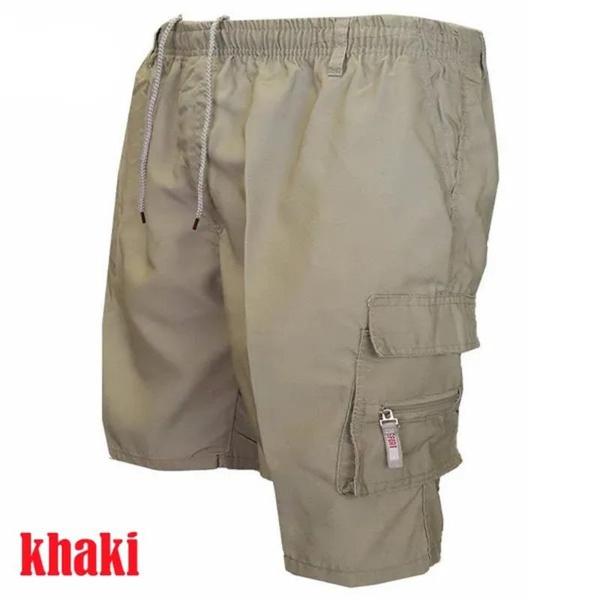 Pantaloni scurți cargo de vară cu imprimeu pentru bărbați, pantaloni scurți casual de jogging, pantaloni scurți de lucru largi cu buzunare multiple, pantaloni scurți sport