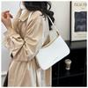 IELGY French Niche Simple Retro Dumpling Bag Trendy Armpit Order Shoulder Baguette Bag