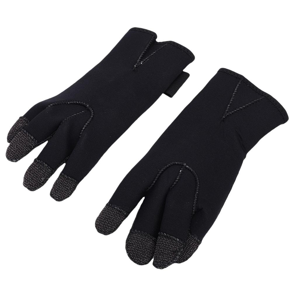 1 Pair Dive Gloves Cut Proof Elastic 3mm Neoprene Thermal Gloves for Mountain Climbing Deep Sea XL