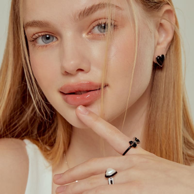 Tatiana (SET) Ribbon To Heart Ring SE0165