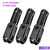 Rechargeable UV Flashlight UV395NM Zoomable Torch 3 Modes Camping Ultraviolet Flashlights For Pet Stacks Fluorescent Detection