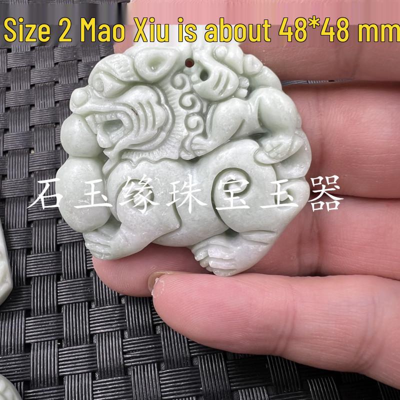 Guizhou Green Dragon Jade Pendant: Zodiac Buddha, Qilin Pixiu Talisman, Landscape and Abundance Designs