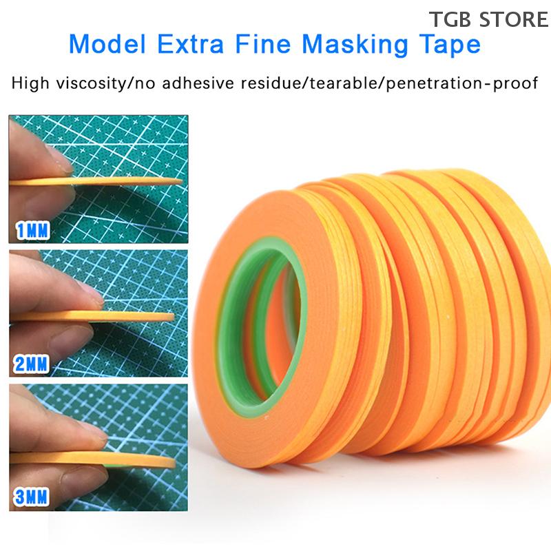 1Pcs Wide 1mm/2mm/3mm 18m Model Spraying Coating Color Ultra Tape Fine DIY Special Masking Model Covering Tape