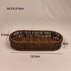 Hardness Rattan Wicker Woven Serving Baskets Handwoven 6 Styles Drain Chopstick Fork Spoon Holder Household Rattan Basket