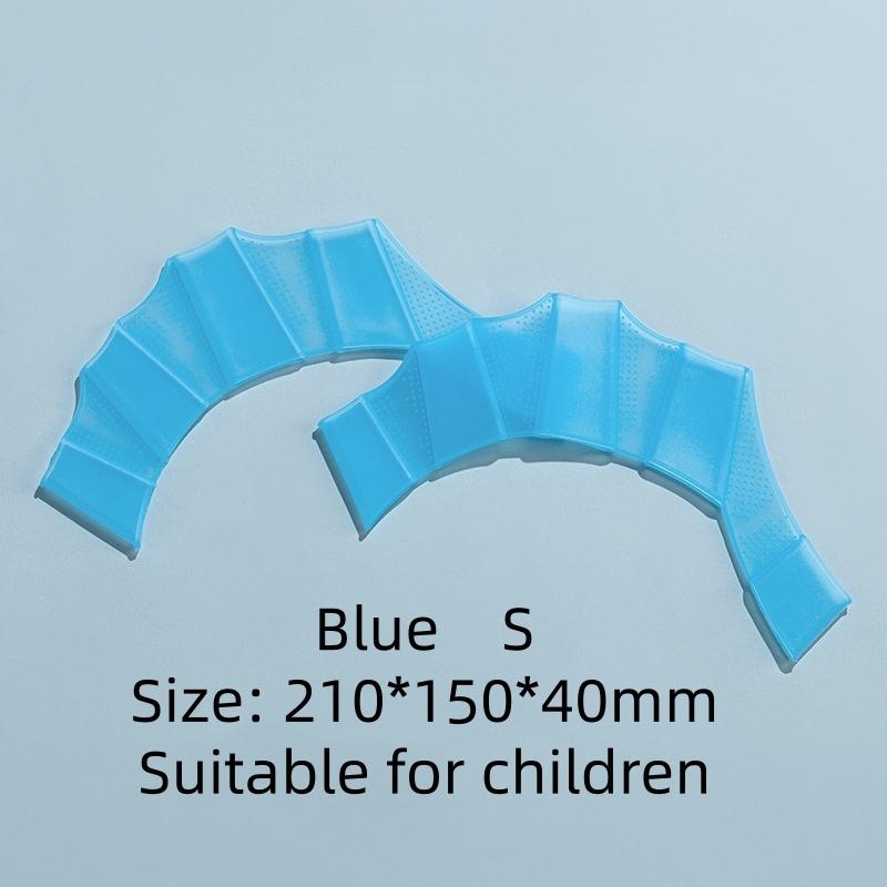 

1Pair Silicone Swim Fins Flipper Hand Webbed Gloves Paddles Professional Training Swim Equipment For Men Women Kids Pool Sport