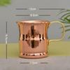 Coffee Cup Copper for Party Dinner Bar Beer Wine Drinkware Beverage Tableware Tea