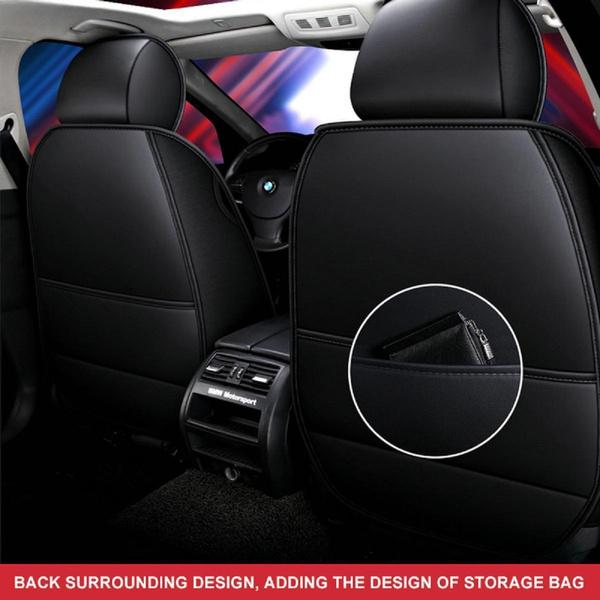 1 PC Pokrycie siedzenia samochodu Luksusowe uniwersalne 5D PU Skórzane pokrycie przedniego siedzenia Mata na siedzenia samochodowe Wodoodporny ochraniacz na fotel samochodowy Oddychający