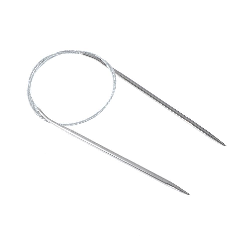 Edelstahl Rundstricknadel Handgefertigt Strickhäkelnadel Haushalt DIY Bastelartikel Handarbeitszubehör Nähnadeln