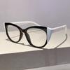 Oversized Cat Eye Glasses  New in Stylish Blue Light Blocking Eyewear Trendy Brand Designer Multicolor Rim Eyeglasses