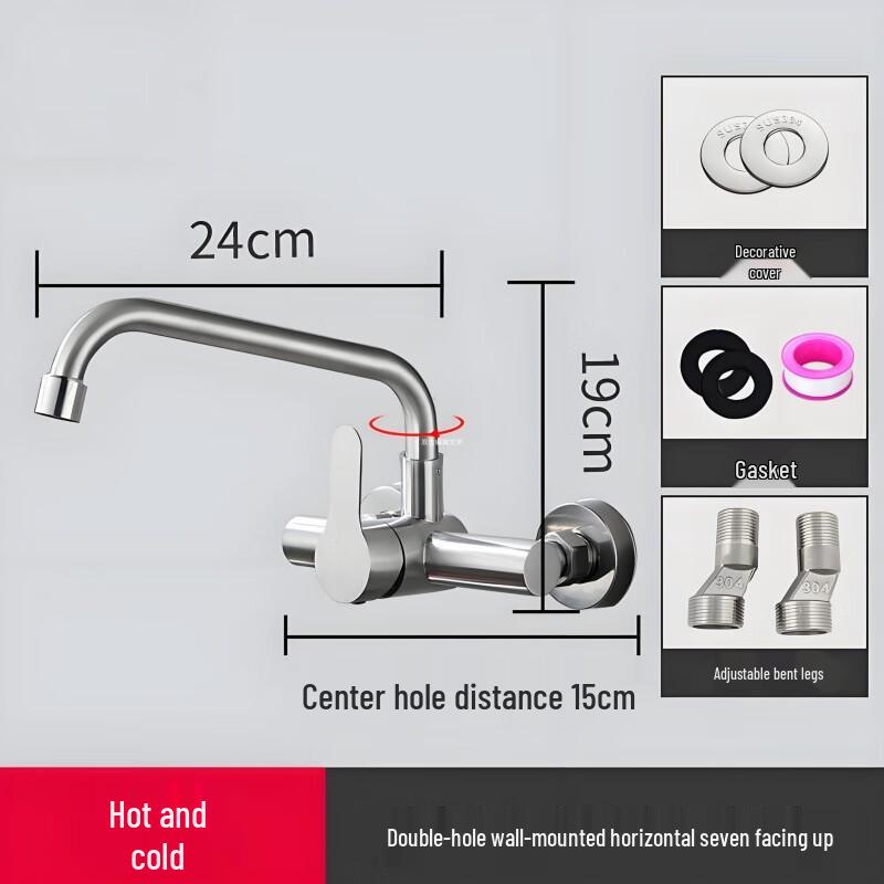 

TLXT Universal Swivel Kitchen & Laundry Sink Mixer Faucet