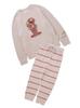 Gelato Pique Sesame Street Motif JQD Pullover Long Pants Set Pink & (PWNT245058) Women's