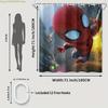 1 ks Sprchový závěs do koupelny Marvel Spider-Man - Polyester, Včetně 12 háčků, Živý kreslený design se Spider-Manem v akci