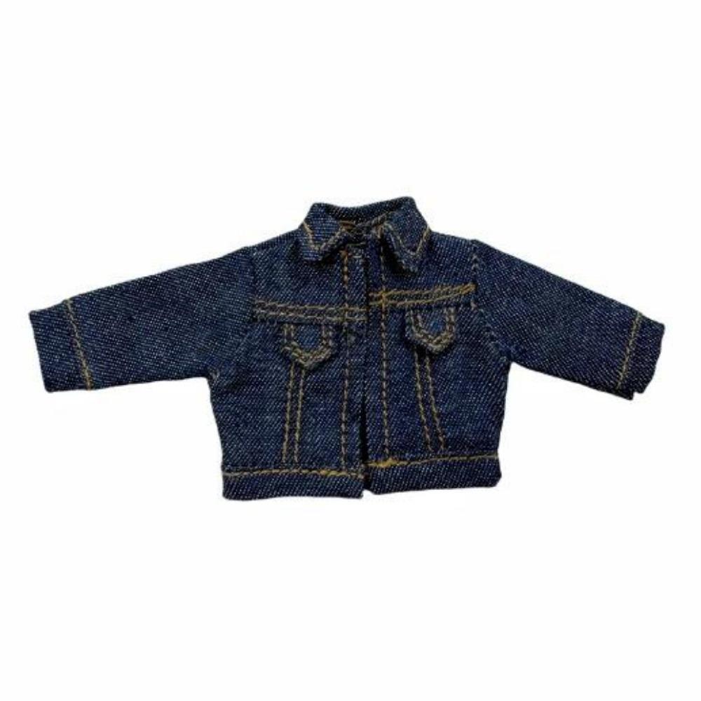 6 Colors Doll Clothes Jeans Coat Cute Mini Dolls Denim Jacket Doll Accessories Doll Tops for Obitsu11 Dolls 1/12 Bjd Dolls
