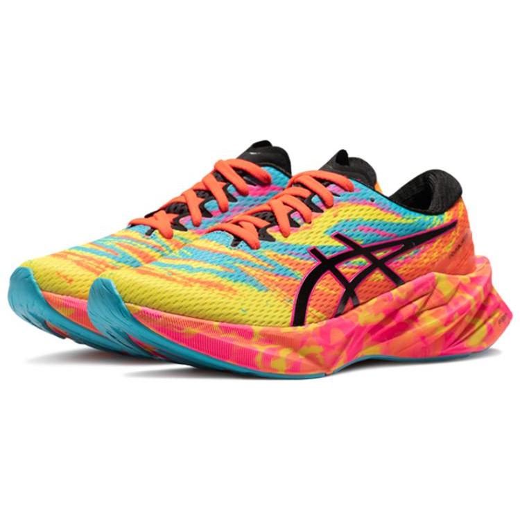 New Asics Novablast 3 Aquarium Vibrant Yellow Pink Women's 1012B612-400