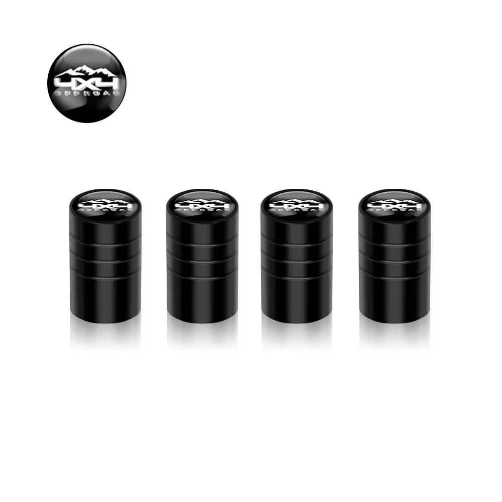 Pour Jeep 4 pièces Bouchons de Valve de Pneu de Roue de Voiture en Métal Couvercles Accessoires Auto Pour Jeep Renegade Wrangler JK Compass Grand Cherok