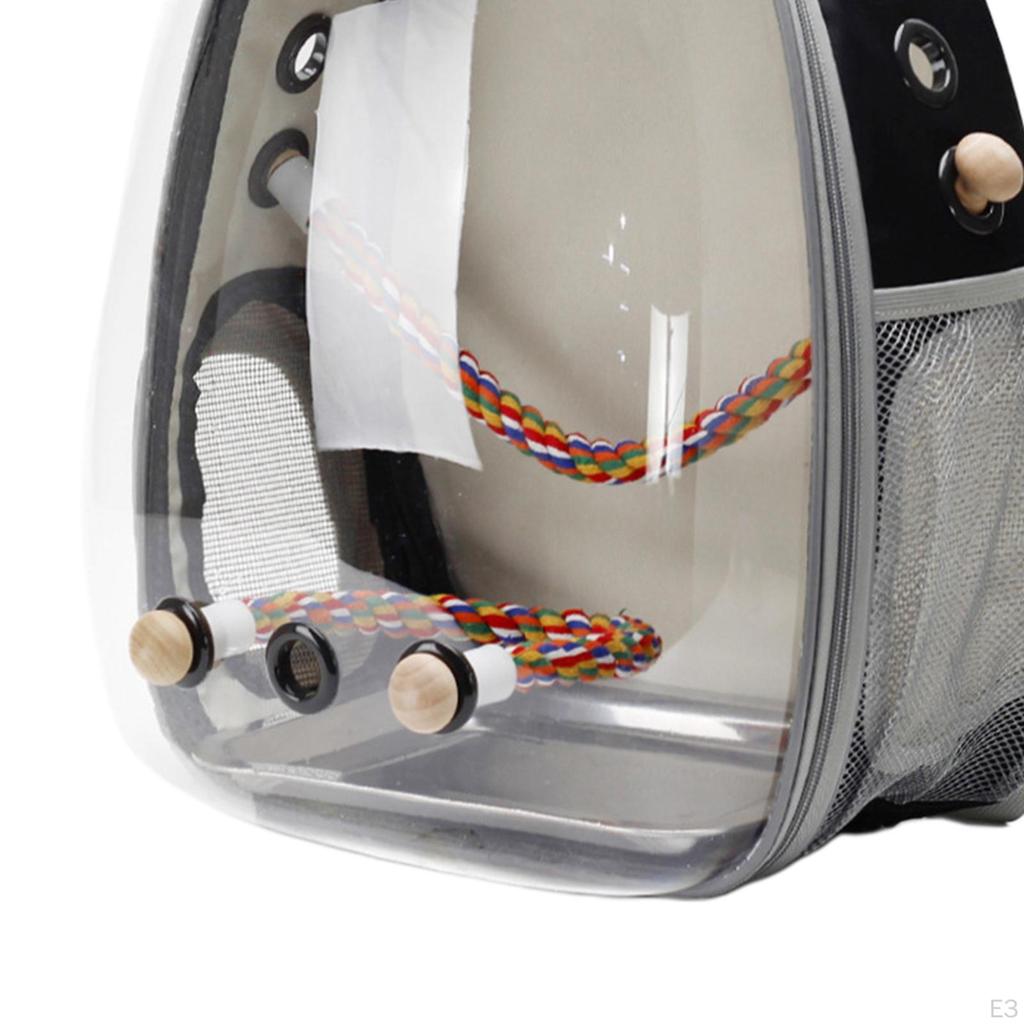 Backpack And Standing Perch for Cockatiels Finches