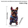 Large French Bulldog Resin Figurine Home Decor Living Room Entryway Desk Ornament Creative Sculpture