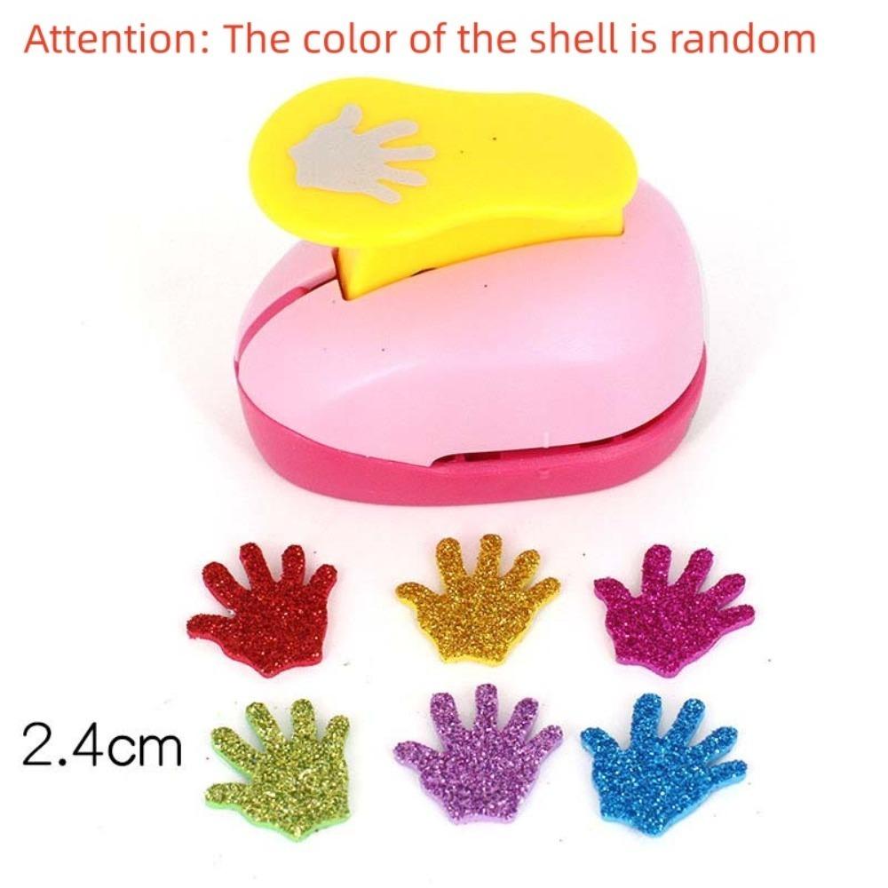 7*6*4cm Flower Furador Random Color DIY Embossing Punches DIY Paper Cut Puncher  for Card