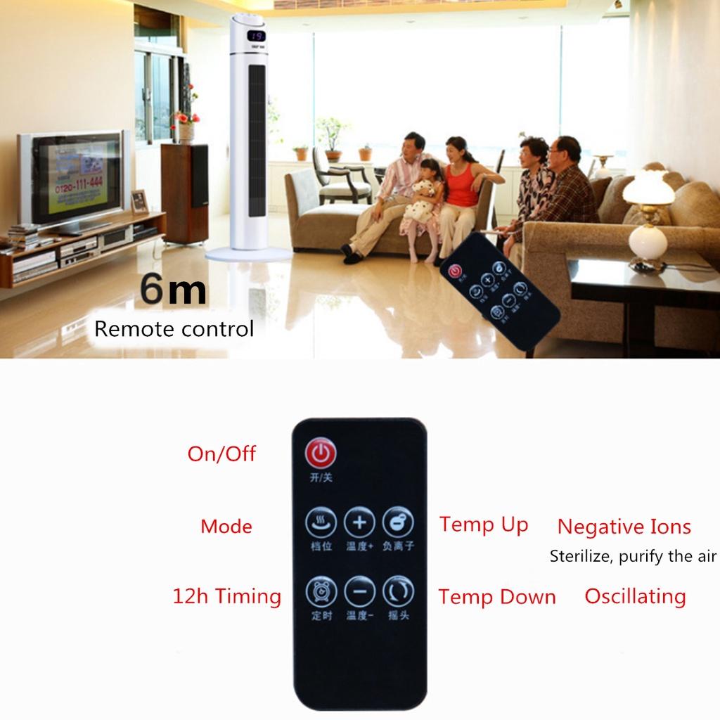 Digital Tower Heater Oscillating Space Heater Timer with Remote Control 2000W 220V