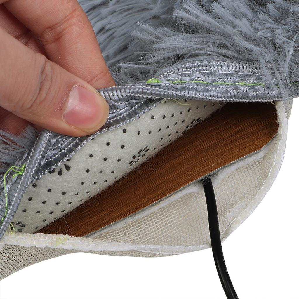 40cm Pet Heating Pad Plush Soft Comfortable Pet Electric Blanket USB Charging Interface for Small Dogs Cats