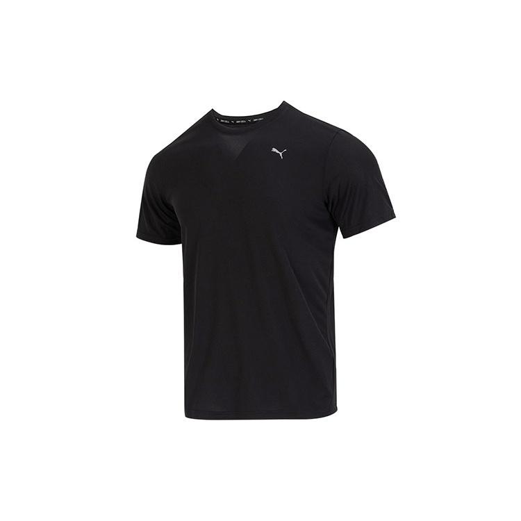PUMA Training Logo T-Shirt Black Men s 520759-01 L