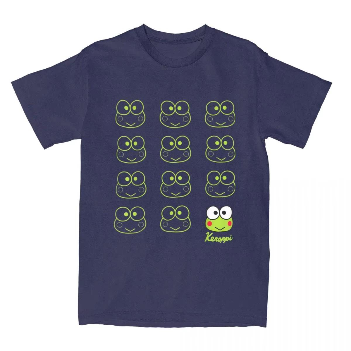 

Men Women T-Shirt Keroppi Real Vintage Cotton Tees Short Sleeve T Shirts Round Neck Clothing Summer M