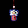 Chinese Style Lion Dance Embroidered Pendant Awakened Lion Hanging Decoration  Cultural Gift
