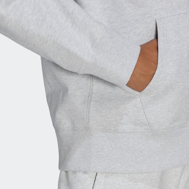 adidas Adicolor Contempo Hoodie Light Grey Heather Men Streetwear IC4998