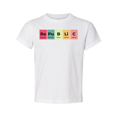 Unisex Science T Shirt With Periodic Table Style Republic Elements Design And Co