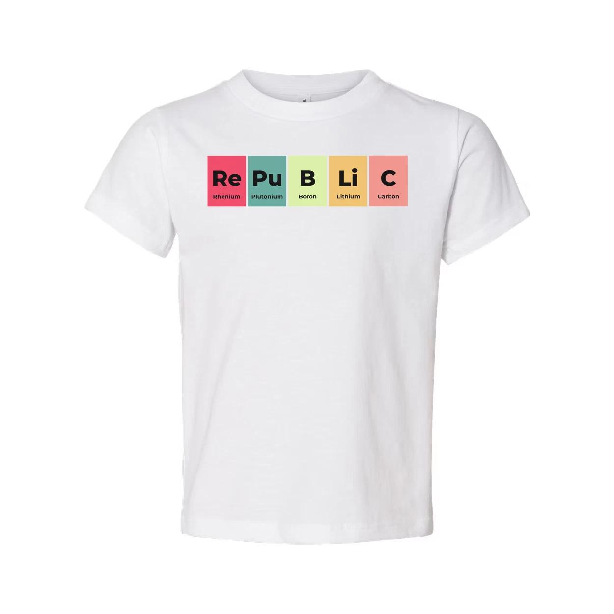 

Unisex Science T Shirt With Periodic Table Style Republic Elements Design And Co 3XL