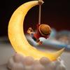 One Piece Luffy Night Light Anime Peripheral Desktop Decoration Moon Lamp Children Gifts