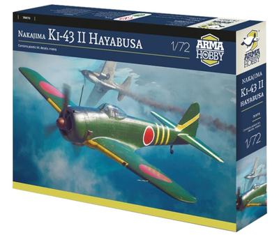 Alma Hobby Nakajima Type Fighter Hayabusa Type 2 Plastic Model ADL70078 1/72 Ki-43 (Airplane)