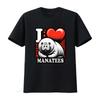 Cute I Love Manatees T Shirt for Adults Adorable Manatee Design Fun Lovers Soft and Comfortable SweaT Available Vintage Washed
