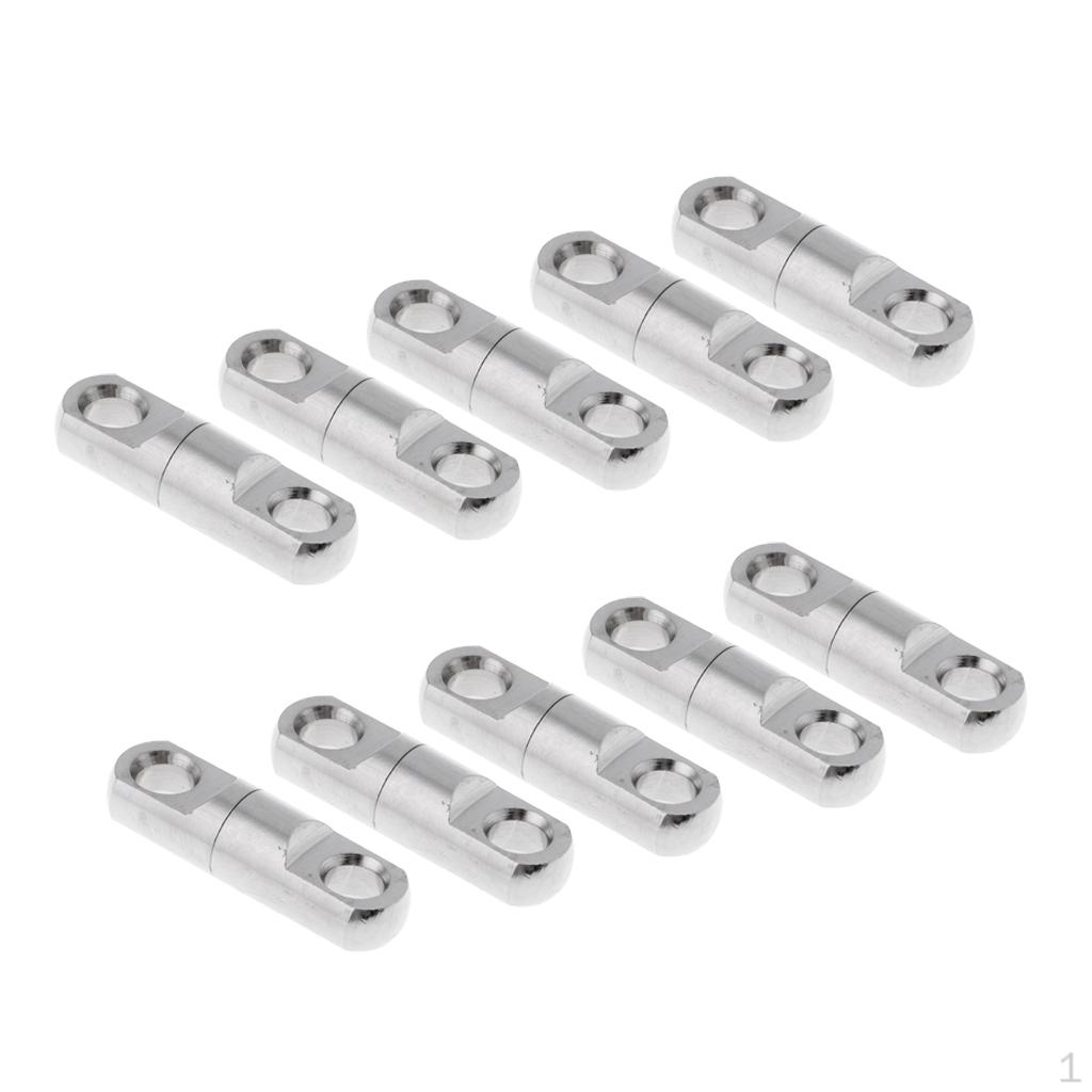10 Pieces Heavy Duty Swivels Ball Bearing Swivel Fishing Connectors