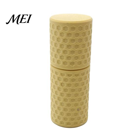 Multi-color Storage Box 3D Printed Cotton Swab Organizer Box, Sealed with Dustproof & Moisture-Proof Lid, Honeycomb Texture Non-Slip Design,