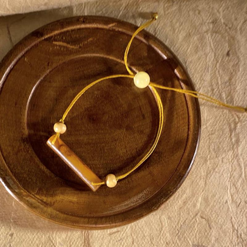 Midsummer Camellia Beaded Bracelet: Exquisite Ethnic-Style Luxury for Couples