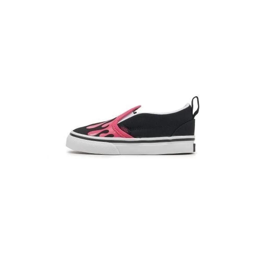 Vans KIDS Slip-on Velcro Toddler - (Glow Slime) BLACKPINK VN000UBSB9P1 03 130