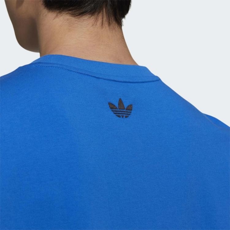 Adidas Breathable Printed Crew Neck Short Sleeve T-Shirt Men Tops Multicolor HD9084