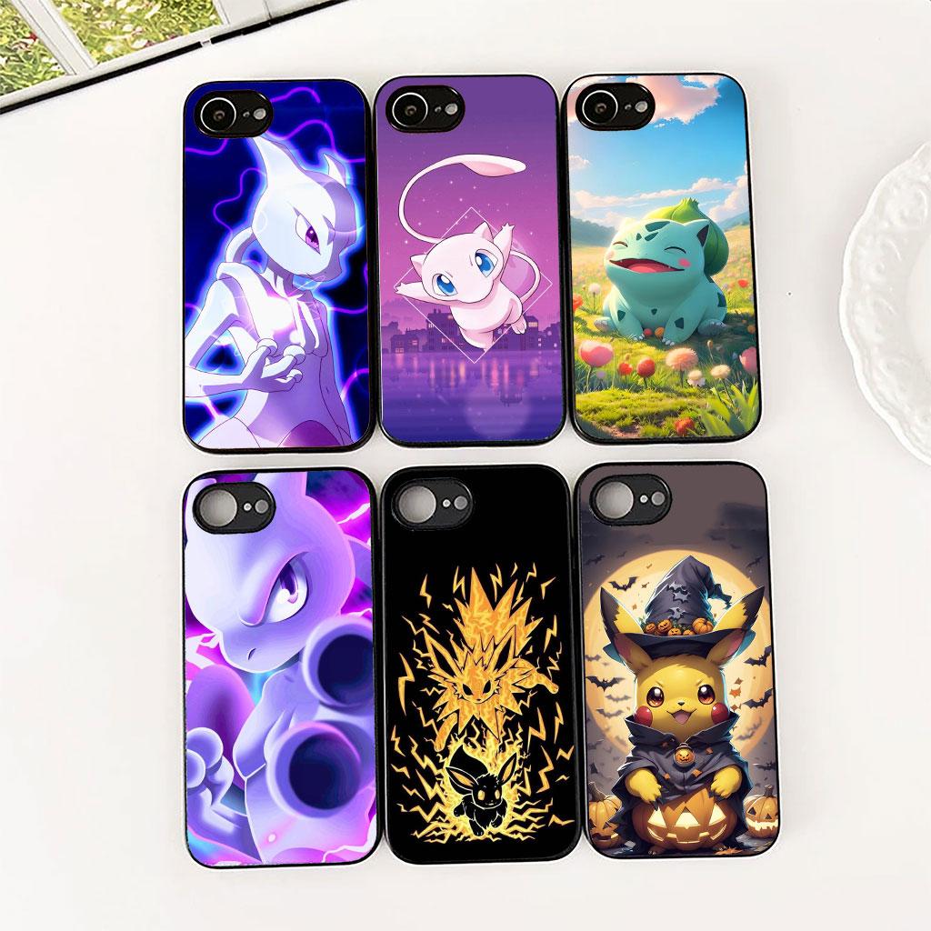Mewtwo P-Pokemons Mew P-Pikachus Silikon-Handyhülle für Xiaomi Poco C75 C65 C71 C85 X7 X6 M7 F7 F8 Ultra F6 Pro Weiche Hülle