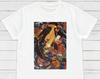 Ukiyo-e Koi Carp T-Shirt, Japanese Woodblock Art Tee