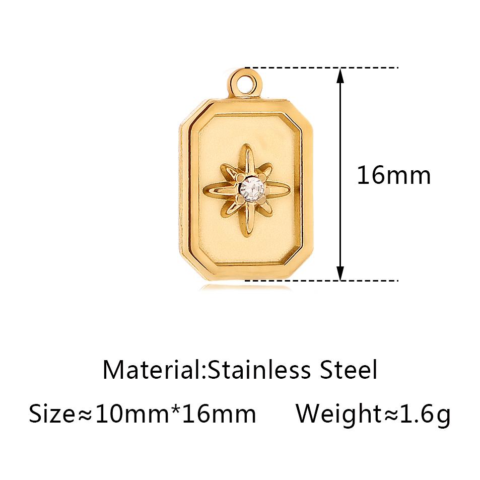 3 Stück Edelstahl Goldfarben Beschichtet Strassstein Blaues Böses Auge Anhänger Halskette Armband Ohrring DIY Schmuckherstellung Zubehör