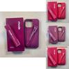 For Iphone15 Rhode Lip Gloss Silicone Soft Case With Shockproof For Cute Girls
